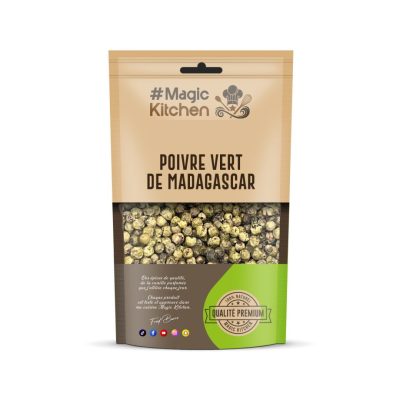Poivre Vert en Grains Premium – Saveur Fraîche et Aromatique